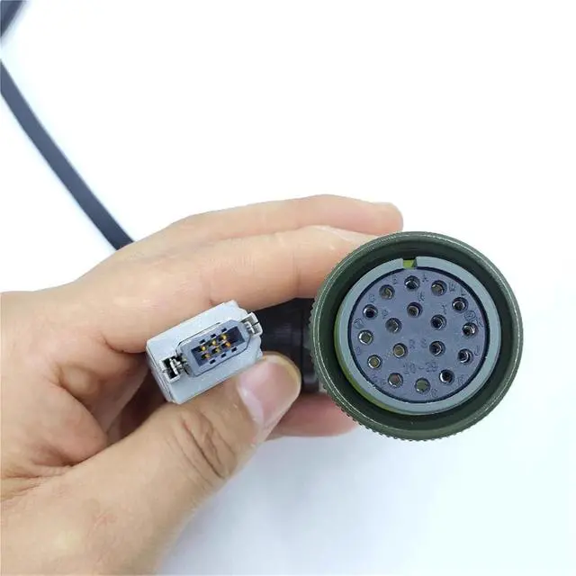 Alt view image 5 of 6 - 1pc JZSP-CMP02-03 High Power Encoder Cable Servo Motor Series Feedback Cable SGMGH/SH/DH JZSP-CMP02(5m)
