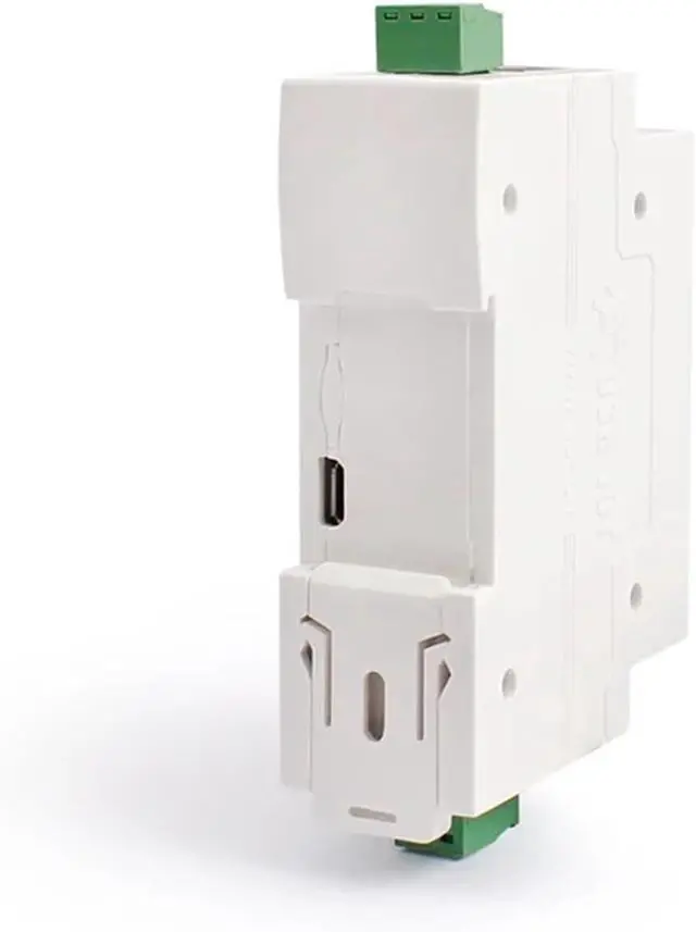 Alt view image 2 of 2 - DR302 Din Rail Serial RS485 to Ethernet TCP/IP RJ45 Server Module Ethernet Converter Modbus RTU to Modbus Unit