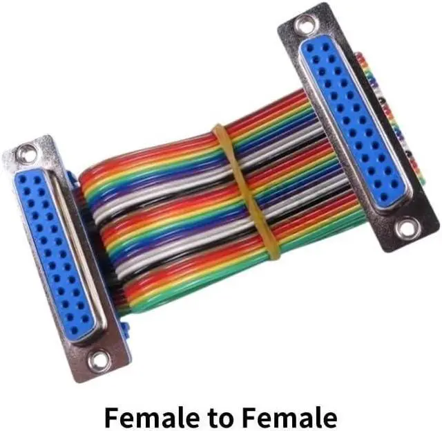 Alt view image 2 of 4 - 1pcs D-SUB DB9 DB15 DB25 DB37 DIDC 9 15 25 37Pin Cable D-SUD Serial Port Connector RS232 COM Extension Cable(DB37,Male_100 CM)