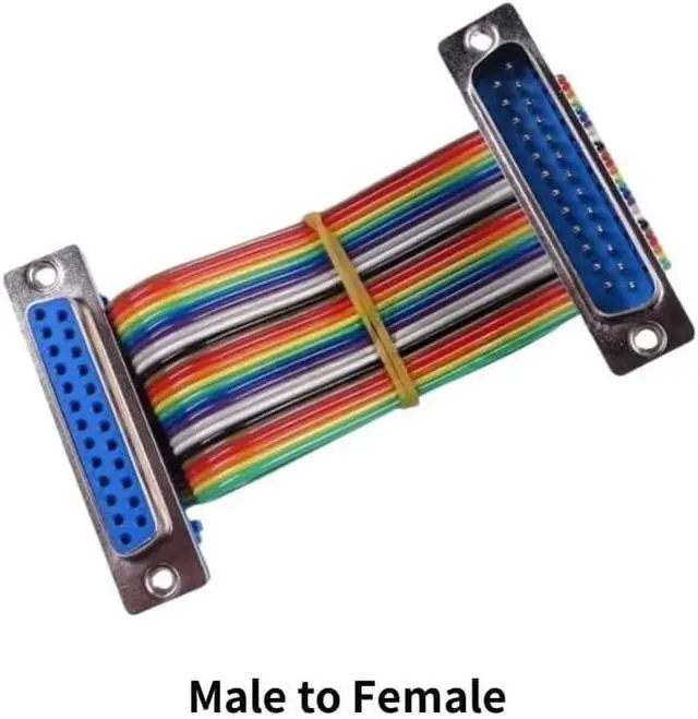 Alt view image 3 of 4 - 1pcs D-SUB DB9 DB15 DB25 DB37 DIDC 9 15 25 37Pin Cable D-SUD Serial Port Connector RS232 COM Extension Cable(DB37,Male_100 CM)