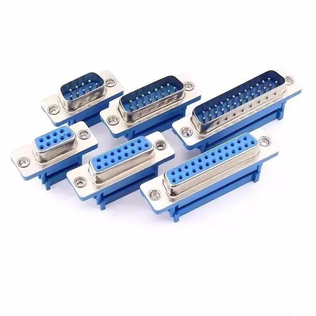 Alt view image 3 of 7 - 5Pcs DB9 DB15 DB25 DB37 DIDC9/DIDC15/DIDC25/DIDC37 Male Female Plug Serial Port Connector IDC Crimp Type D-SUB Rs232 Adapter(DB37 Female)