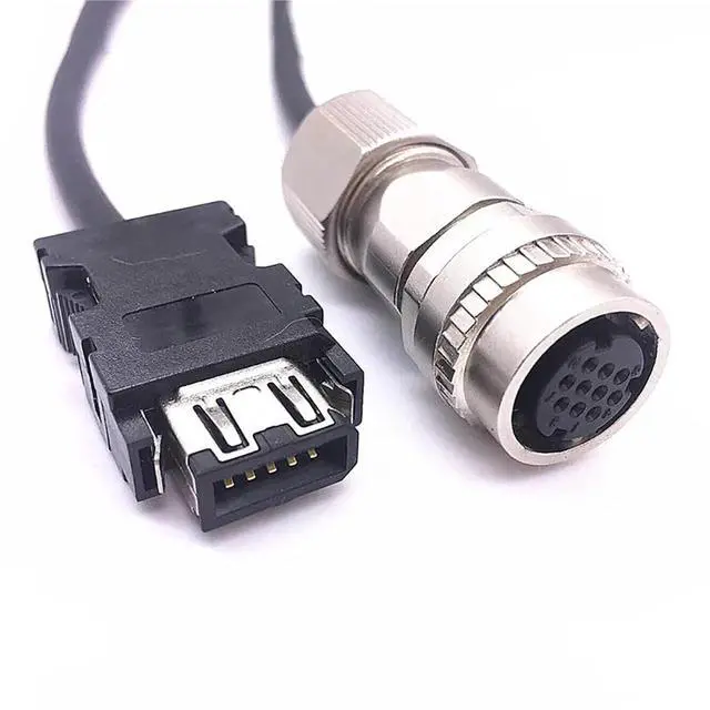 Alt view image 3 of 6 - 1pc MR-J3ENSCBL5M-L for JE J4 Servo Series High-Power Motor Encoder Cable MR-J3ENSCBL2M-L MR-J3ENSCBL3M-L(30M)