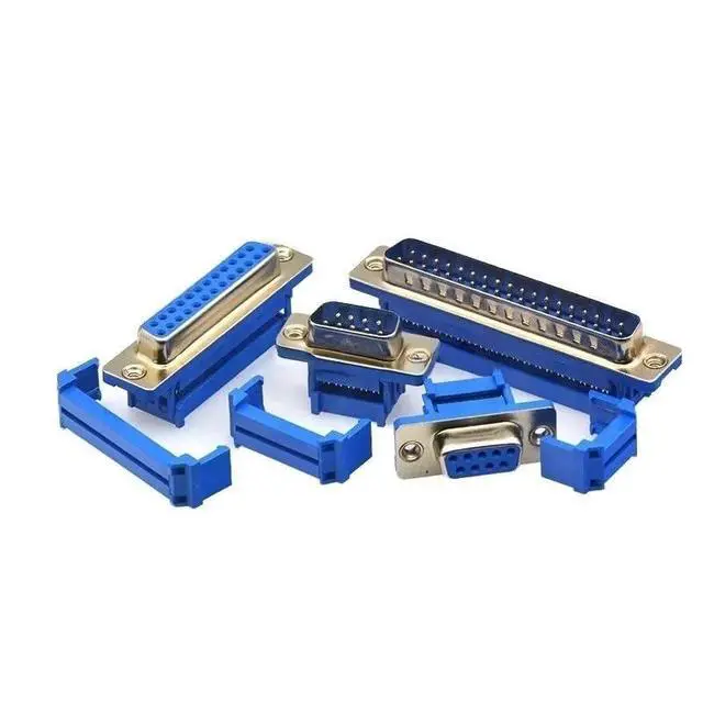 Alt view image 7 of 7 - 5Pcs DB9 DB15 DB25 DB37 DIDC9/DIDC15/DIDC25/DIDC37 Male Female Plug Serial Port Connector IDC Crimp Type D-SUB Rs232 Adapter(DB37 Female)