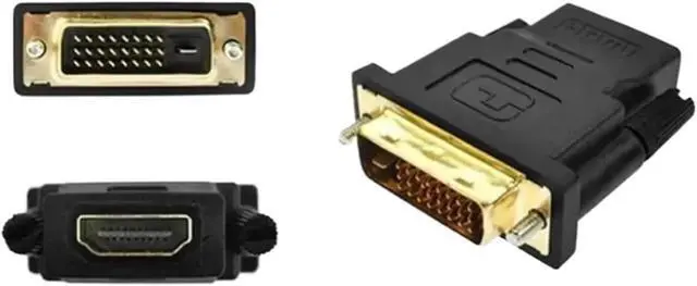 Alt view image 4 of 4 - DVI 24+1 to HDMI-Compatible Conversion TV Computer Connection M>oni>tor to HD Converter for PC HDTV Projector