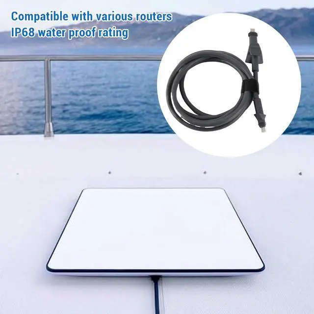 Alt view image 3 of 7 - ZJchao 6.6FT Ethernet Cable Extension Cord Replacement for High-Performance Antenna Devices Cat6 Shielded, RJ45 Male to Male, Compatible with Wi-Fi Boosters and Amplifiers