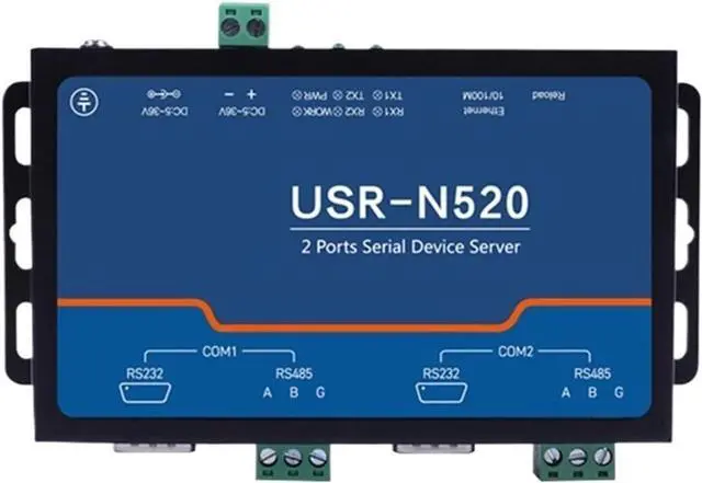 Main image of Serial Port RS232 RS485 to Ethernet Converter Server IOT Device USR-N520 Support Modbus MQTT(H7-6 Version)