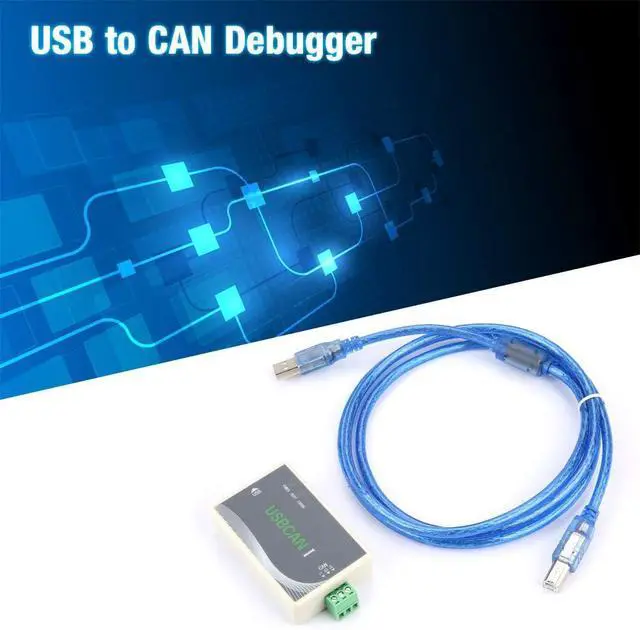 Alt view image 6 of 7 - USB to CAN USBCAN DEBUGGER HIGH Performance USB2.0 Compatible CAN Bus Analyzer for Industrial Control Automotive Electronics 70X45X18MM
