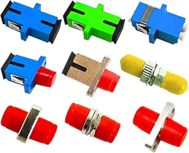 Alt view image 2 of 5 - 10pcs fiber coupler fc-sc optical fiber LC duplex adapter FC SC connector ftth flange(FC-FC (Small D))