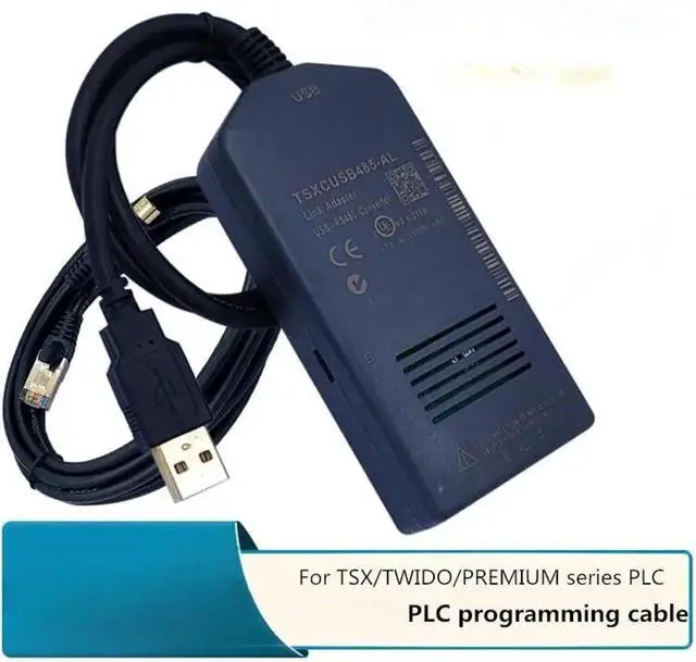 Alt view image 2 of 3 - TSXCUSB485 USB Programming Cable with Driver - Compatible with TSXCRJMD25 and TSXPCX3030 for PLC Programming on Windows 7 & 10