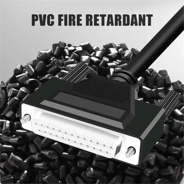 Alt view image 5 of 7 - 1Pcs Double Shield DB25 Parallel Port Data Transmission Cable Male to Female 25pin Pure Copper Computer Printing Connector 0.5M 3M(M to Fe,15M)