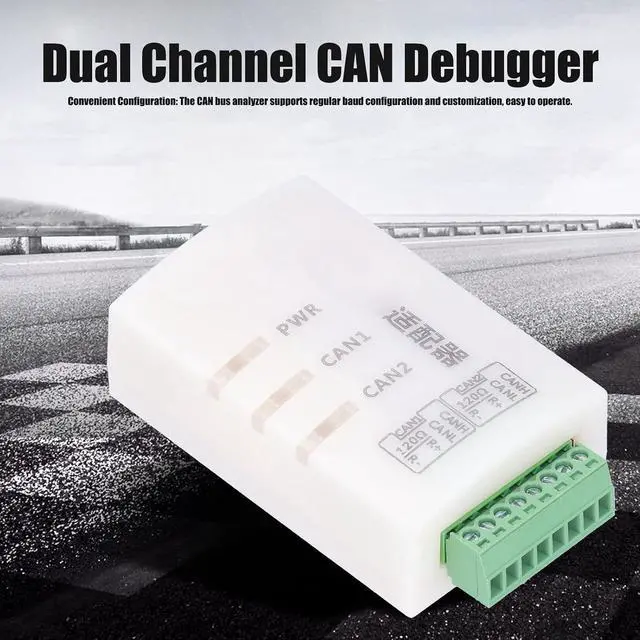 Alt view image 6 of 7 - CAN USB Adapter Dual Channel CAN Bus Debugger, USB to CAN Analyzer with Isolation, Intelligent Converter for Automotive Calibration, Rail Transit, Automation, ABS, USB2.0