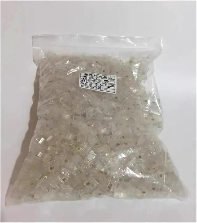 Alt view image 4 of 4 - 100pcs1000pcs RJ11 Crystal Head 6P4C Universal Telephone 4-Core Crystal Connector(100pcs)