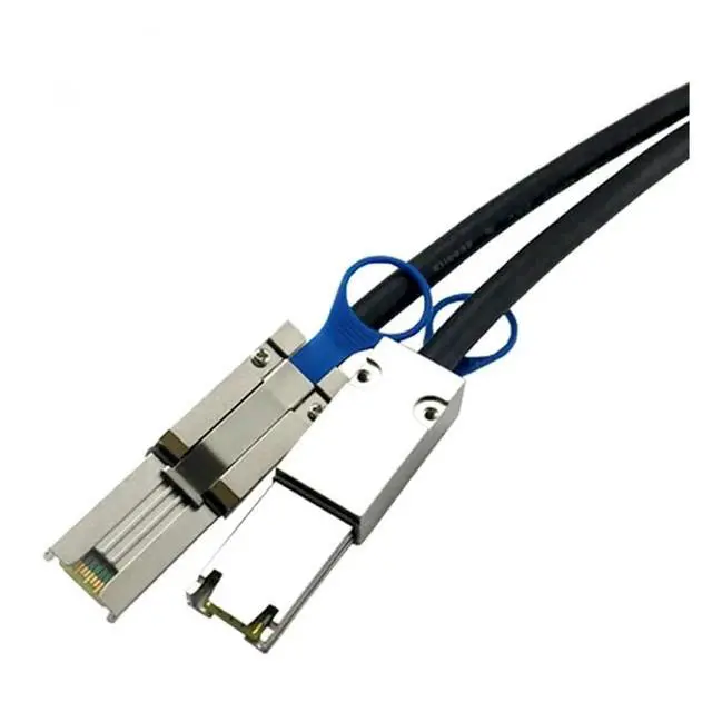 Alt view image 3 of 5 - External S-AS 26P SFF-8088 to SFF-8088 Data Cable S-AS SFF-8088 Male to 8088 Male Cable 26P to 26P Hard Disk Cable(1m)