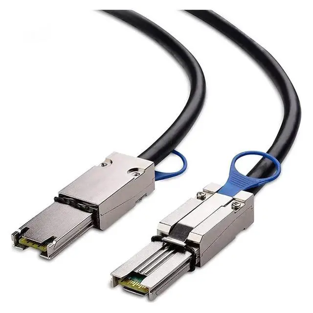 Alt view image 4 of 5 - External S-AS 26P SFF-8088 to SFF-8088 Data Cable S-AS SFF-8088 Male to 8088 Male Cable 26P to 26P Hard Disk Cable(1m)