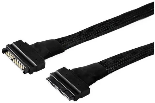 Main image of S-AS SFF-8639 to SFF-8639 U.2 Extension Cable SFF8639 to SFF8639 68Pin Male to Female 8639 to 8639 Data Cable PCI-E4.0 Full Speed