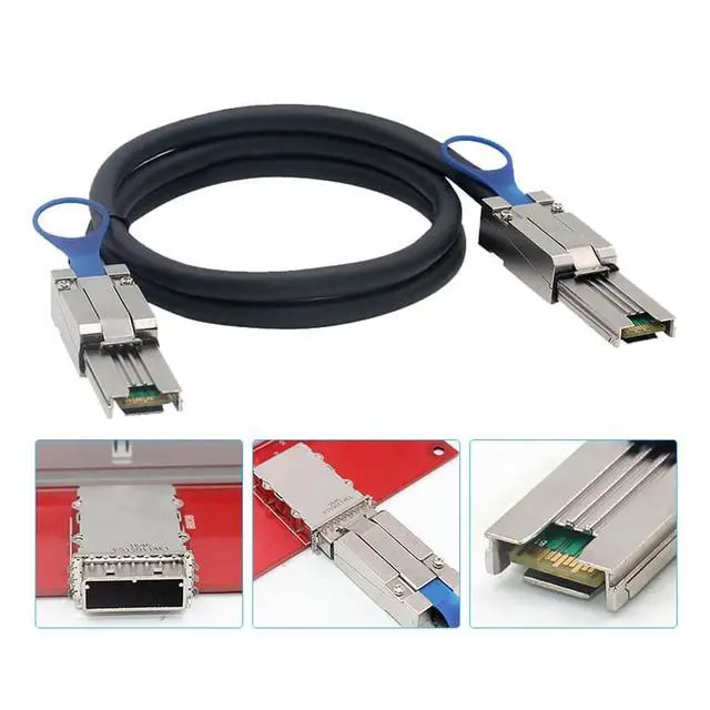 Alt view image 5 of 5 - Huge Storage Server External S-AS SFF-8088 to SFF-8088 Data Cable
