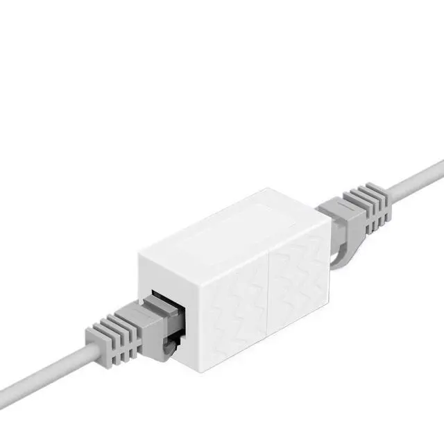 Alt view image 3 of 7 - Female to RJ45 Ethernet Coupler Adapter for Cat5E Cat6 Cat7 Network Cable Extender(4PCS,Transparent)
