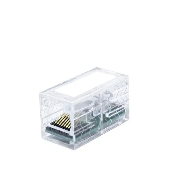 Alt view image 7 of 7 - Female to RJ45 Ethernet Coupler Adapter for Cat5E Cat6 Cat7 Network Cable Extender(4PCS,Transparent)