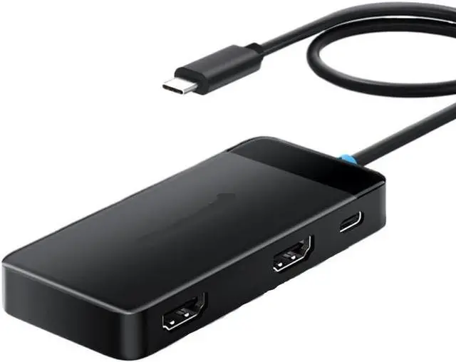 Main image of USB C Hub Dual HDMI 4K Docking Station USB 3.0 PD 100W Type C Port Compatible with M2 M1 Steam Deck