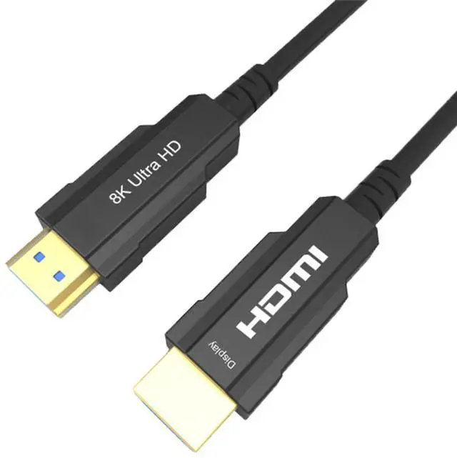 Main image of HDMI 2.1 Fiber Optic Cable 5M/16.4FT Ultra high Speed Support 8K@60Hz, 4K@120Hz, HDR, eARC, 48Gbps, for PC, TV, Projector, Gaming & Home Theater