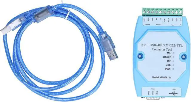 Alt view image 6 of 7 - Isolated 6-in-1 FT232 USB 485/422/232 TTL Converter YN4561I for OS X Linux Android
