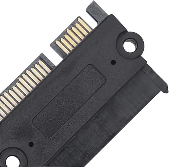 Alt view image 2 of 7 - 30-1pc Sata Male to Female Power Data Converter 22pin 7+15 Male to Female Converter Head Power Data Adapter Sata Adapter