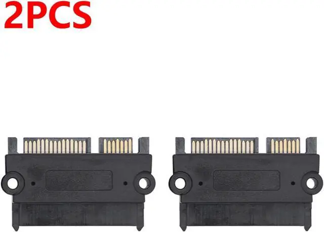 Alt view image 4 of 7 - 30-1pc Sata Male to Female Power Data Converter 22pin 7+15 Male to Female Converter Head Power Data Adapter Sata Adapter