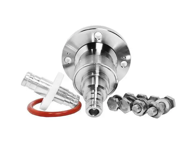 Alt view image 3 of 6 - 50 Ohm 1-5/8 Flange to N Female Adapter Connector for Reliable Signal Transmission
