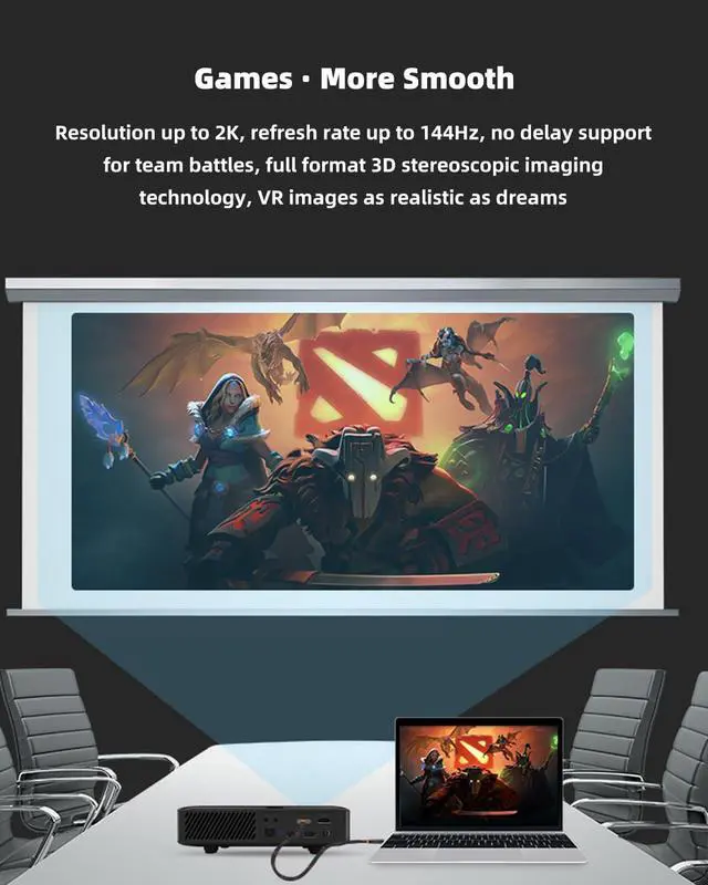 Alt view image 7 of 7 - HDMI 2.0 Fiber Optic Cable 4K@60Hz HDR 50M/164FT with Detachable Conduit Design for Home Theater, Gaming PC, 8K TV, Projector HDR10, 48Gbps