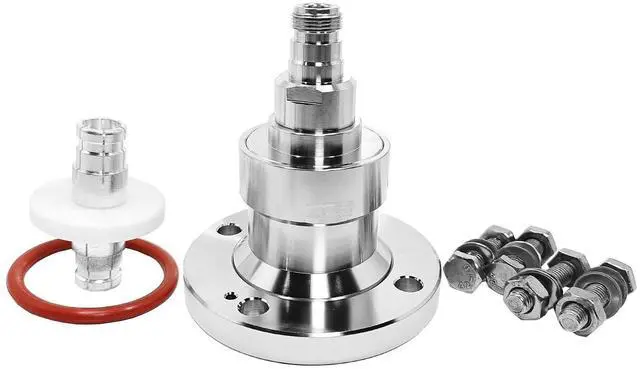 Main image of 50 Ohm 1-5/8 Flange to N Female Adapter Connector for Reliable Signal Transmission