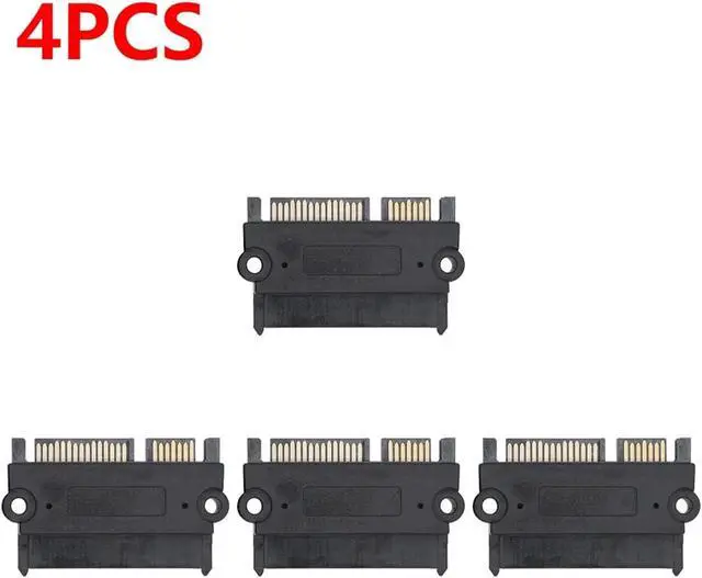 Alt view image 6 of 7 - 30-1pc Sata Male to Female Power Data Converter 22pin 7+15 Male to Female Converter Head Power Data Adapter Sata Adapter