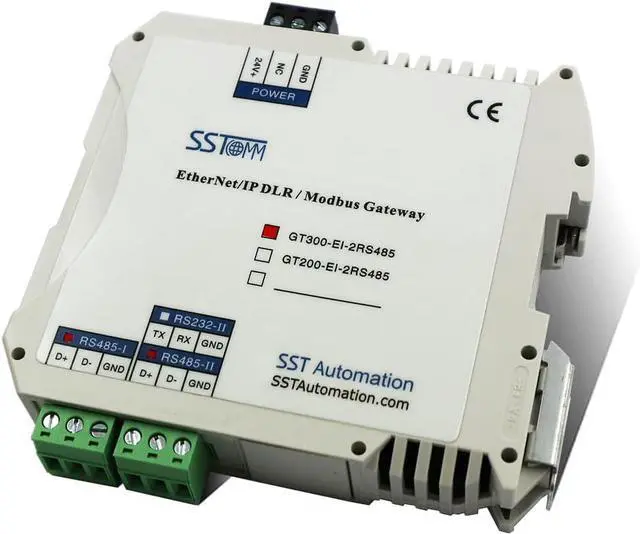 Alt view image 3 of 4 - GT300-EI-2RS485 Modbus / EtherNet/IP (DLR) Gateway