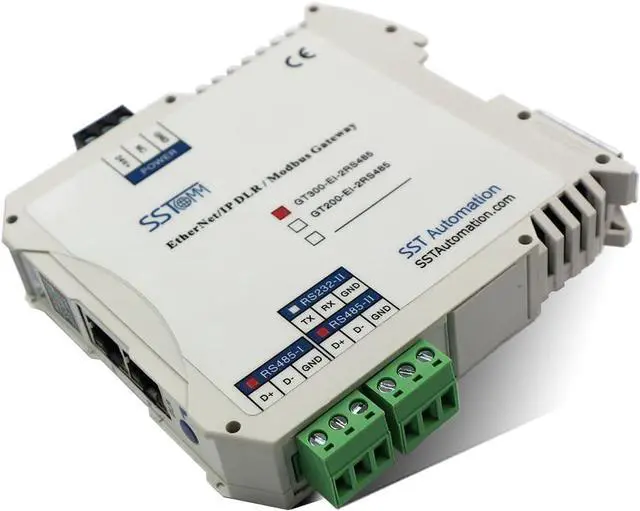 Alt view image 4 of 4 - GT300-EI-2RS485 Modbus / EtherNet/IP (DLR) Gateway