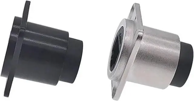 Alt view image 4 of 7 - D Type RJ45 Connector CAT6 Female Metal Socket Panel Mounting Black Silvery 1Pcs(Black)