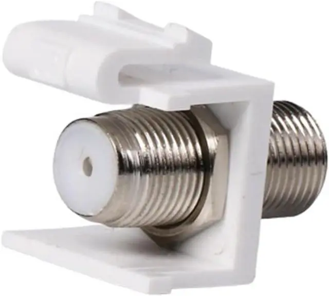 Alt view image 3 of 5 - Coax Keystone Plated Coaxial Connector Keystone Jack Insert for Wall Plate Outlet(16PCS)
