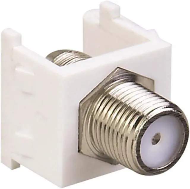 Alt view image 5 of 5 - Coax Keystone Plated Coaxial Connector Keystone Jack Insert for Wall Plate Outlet(16PCS)