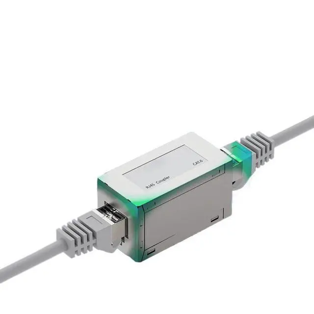 Alt view image 2 of 6 - 1-10pcs RJ45 Coupler Ethernet Extender 10Gbps Female to Connector for Cat7/ Cat6 Cable(10PCS,CAT6A)