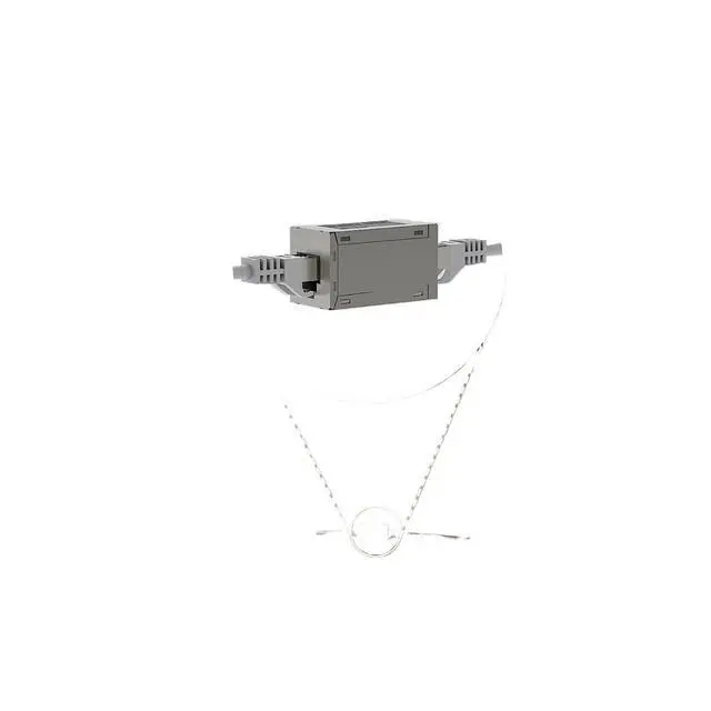 Alt view image 3 of 6 - 1-10pcs RJ45 Coupler Ethernet Extender 10Gbps Female to Connector for Cat7/ Cat6 Cable(10PCS,CAT6A)