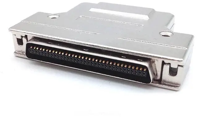 Main image of SCSI 68 core Plug Connector HPCN Type 68 PIN Welding Wire Male Iron Shell