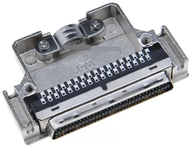 Alt view image 3 of 4 - SCSI 68 core Plug Connector HPCN Type 68 PIN Welding Wire Male Iron Shell