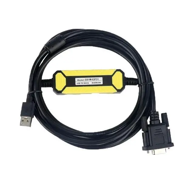 Alt view image 2 of 6 - CS1W-CIF31 Adapter for USB Switch Serial to R232 Programming Cable USB-RS232 Optical Converter Line Port(Male Port)