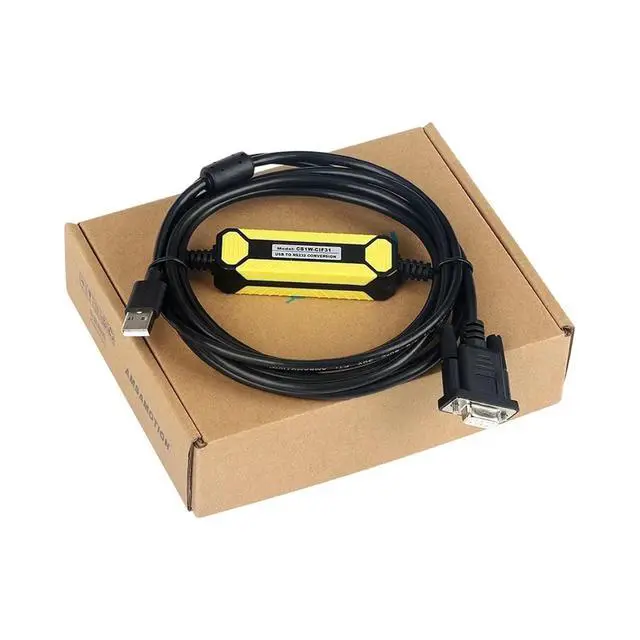 Alt view image 4 of 6 - CS1W-CIF31 Adapter for USB Switch Serial to R232 Programming Cable USB-RS232 Optical Converter Line Port(Male Port)