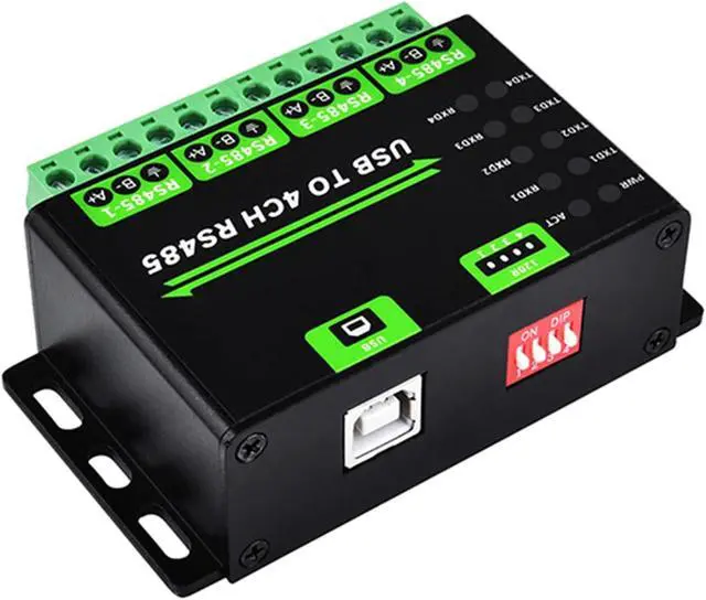 Alt view image 7 of 7 - USB to RS485 Adapter, USB to 4 Way RS485 Converter Multi Systems for Industrial Control Data Collections, Instrumentations