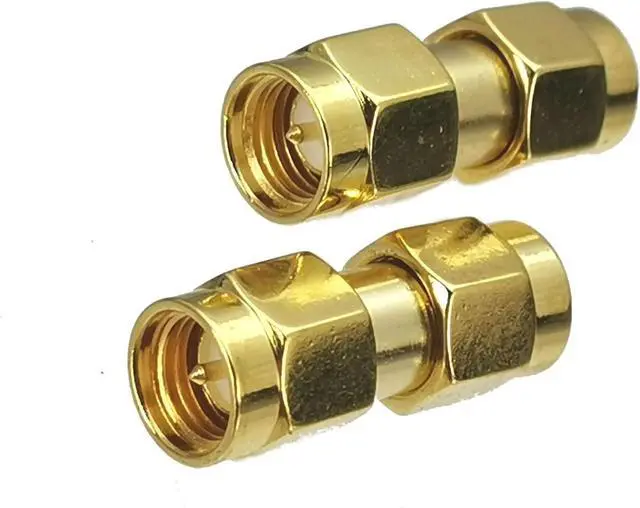 Main image of 1pcs Adapter Connector SMA to UHF PL259 SO239 / N/BNC/SMA Male & Female Jack RF Coaxial Brass Straight(SMA M to SMA M)