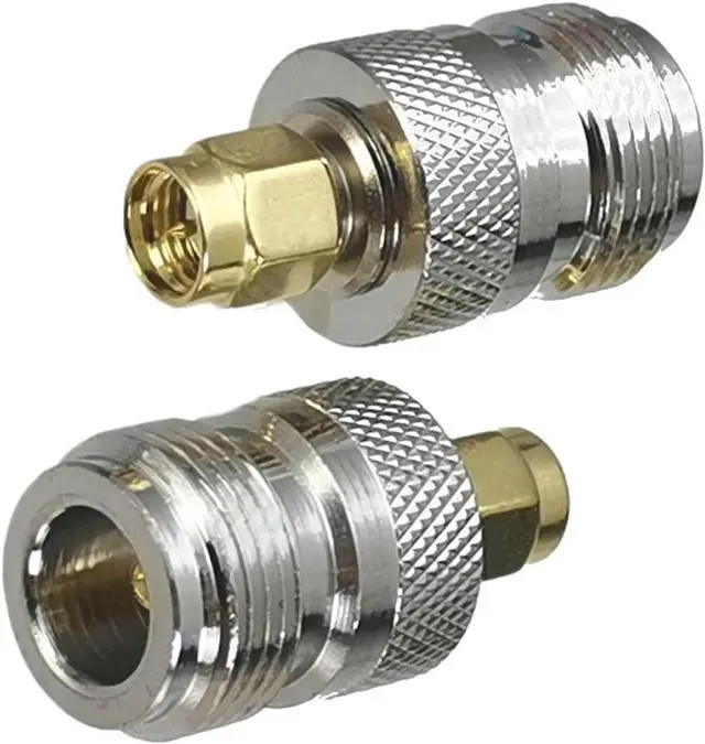Alt view image 3 of 4 - 1pcs Adapter Connector SMA to UHF PL259 SO239 / N/BNC/SMA Male & Female Jack RF Coaxial Brass Straight(SMA M to SMA M)
