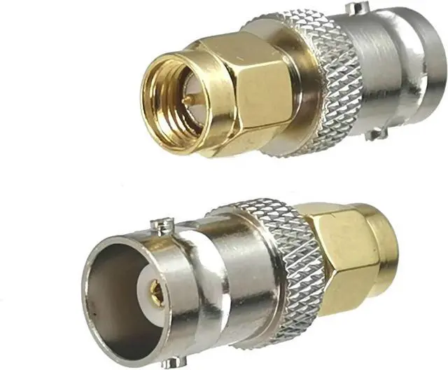 Alt view image 4 of 4 - 1pcs Adapter Connector SMA to UHF PL259 SO239 / N/BNC/SMA Male & Female Jack RF Coaxial Brass Straight(SMA M to SMA M)