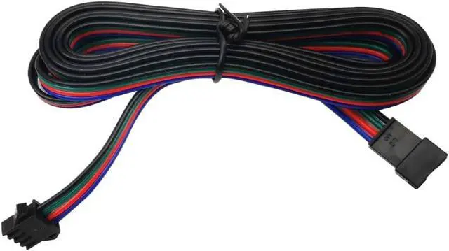 Alt view image 4 of 6 - Male and Female connectors with Cables 1M/2M/5M 2pin 3pin 4pin ARGB J+S+T S+M Plugs Extension Male/Female(1m,4pin)