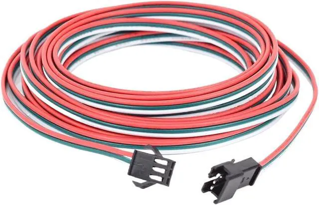 Alt view image 5 of 6 - Male and Female connectors with Cables 1M/2M/5M 2pin 3pin 4pin ARGB J+S+T S+M Plugs Extension Male/Female(1m,4pin)
