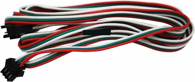 Alt view image 3 of 6 - Male and Female connectors with Cables 1M/2M/5M 2pin 3pin 4pin ARGB J+S+T S+M Plugs Extension Male/Female(1m,4pin)