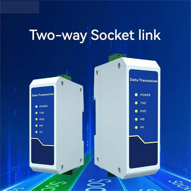 Alt view image 4 of 5 - AC 85-265V RS485 to Ethernet Serial Server Modbus Gateway TCP/UDP/MQTT/HTTP NE2-D11A RS485 to RJ45 Two Way Socket
